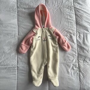OLD NAVY CAT ONSIE COAT 0-3 MONTHS